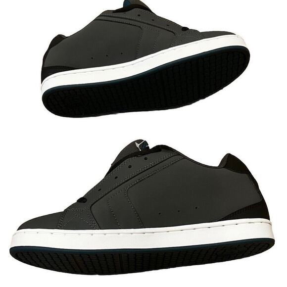 NEW DC Shoes NET Chunky Skater Shoes Size 10.5 Men’s Gray Lace Up - Picture 5 of 9